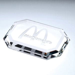 C604 - C604 | Crystal Beveled Rectangle